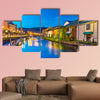 Canals of Otaru, Japan multi panel canvas wall art