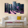 Fantasy Landscape Mysterious Old Forest multi panel canvas wall art