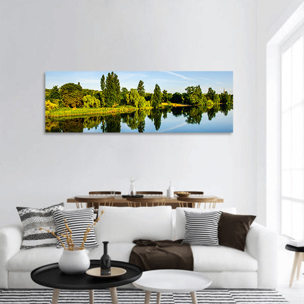 Serpentine panoramic canvas wall art