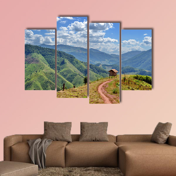 High mountains View, Beautiful views of the country s northern Thai Multi panel canvas wall art