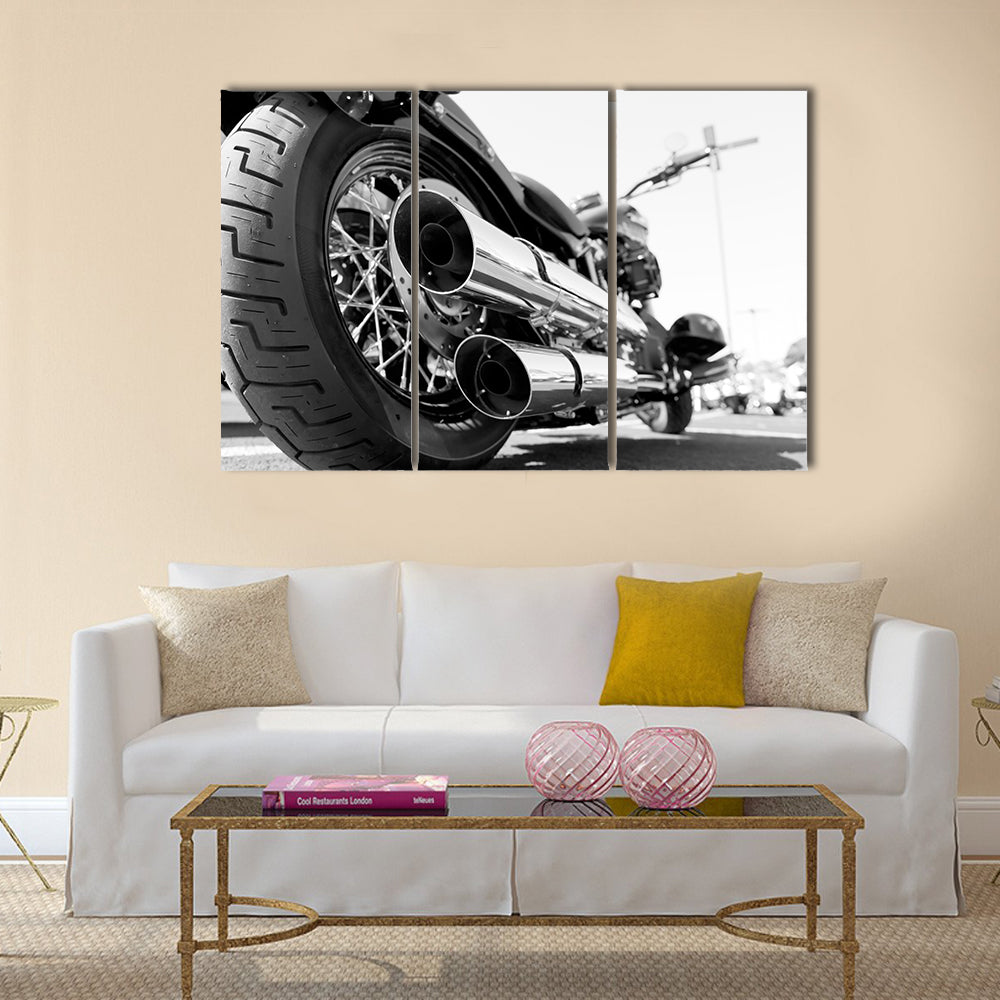Motorcycle Multi panel canvas wall art