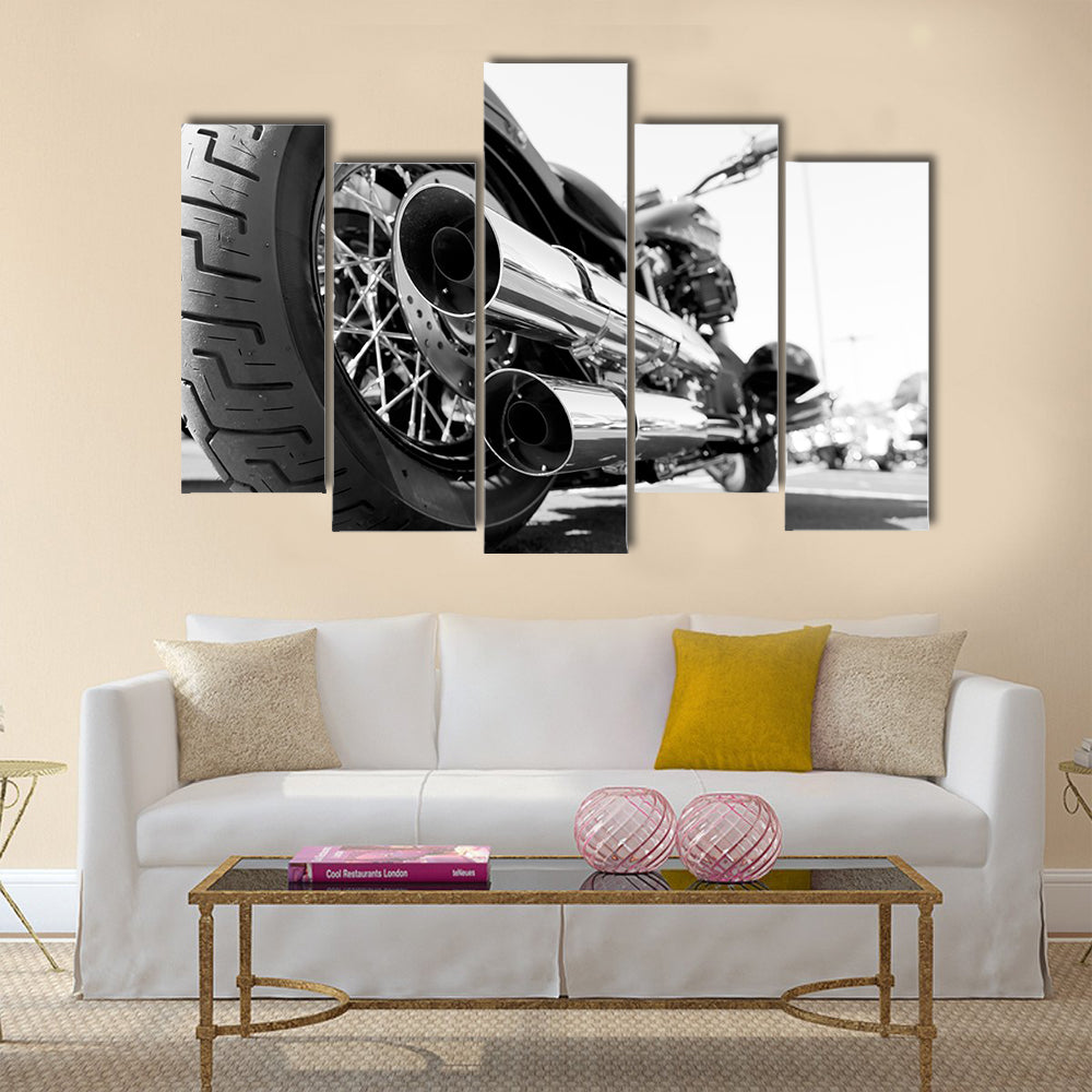 Motorcycle Multi panel canvas wall art
