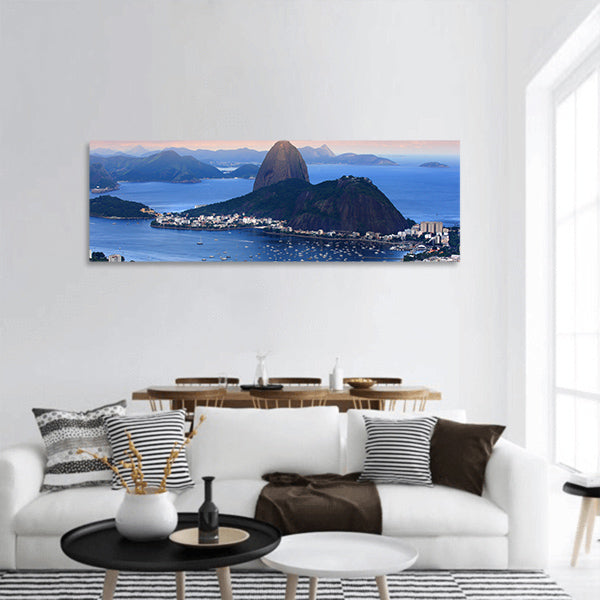 Rio De Janeiro, Brazil landscape Panoramic Canvas Wall Art