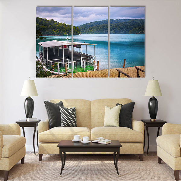 Plitvice lakes of Croatia multi panel canvas wall art