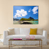 Tropical lagoon on south coast of Mauritius Island Multi panel canvas wall art