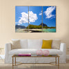 Tropical lagoon on south coast of Mauritius Island Multi panel canvas wall art