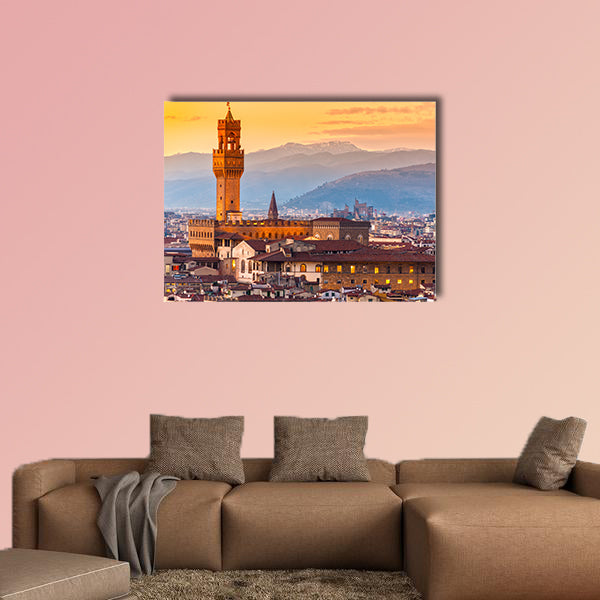 Palazzo vecchio, Florence, Italy multi panel canvas wall art