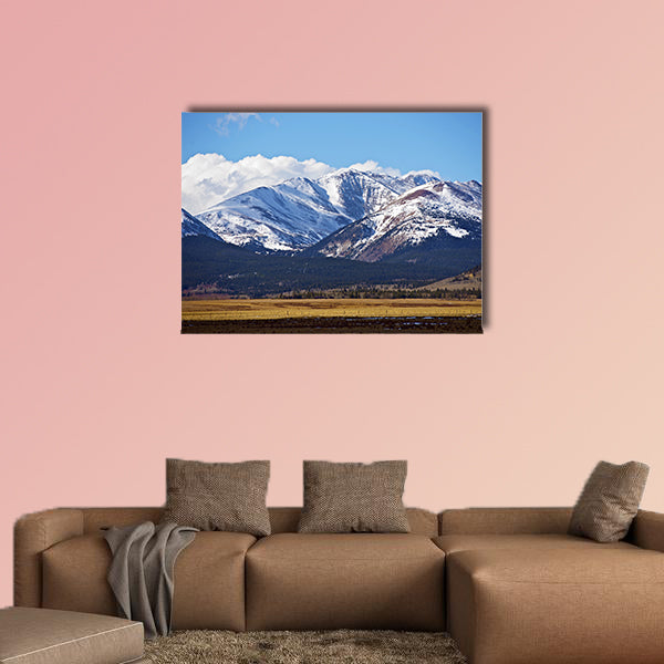 Snowy Colorado Mountains near Fairplay, Colorado canvas wall art