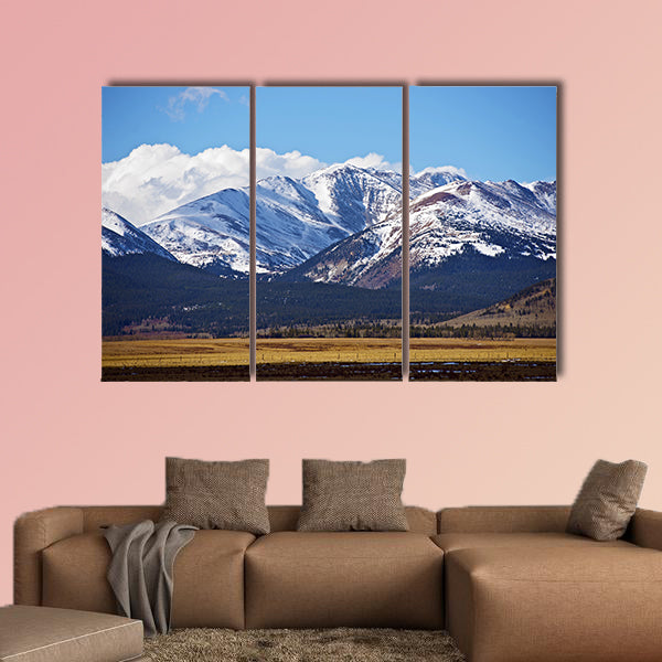 Snowy Colorado Mountains near Fairplay, Colorado canvas wall art