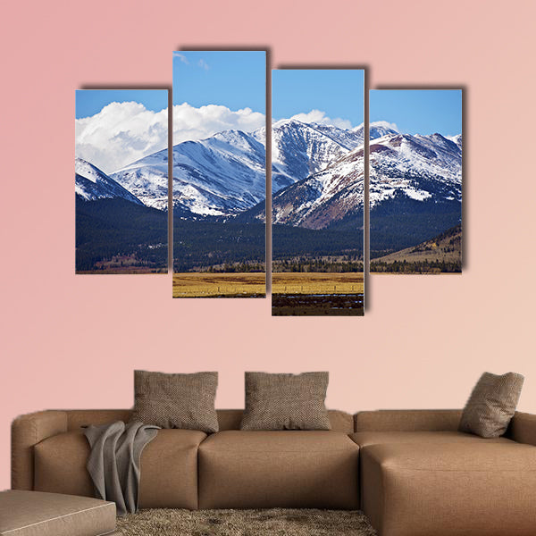 Snowy Colorado Mountains near Fairplay, Colorado canvas wall art