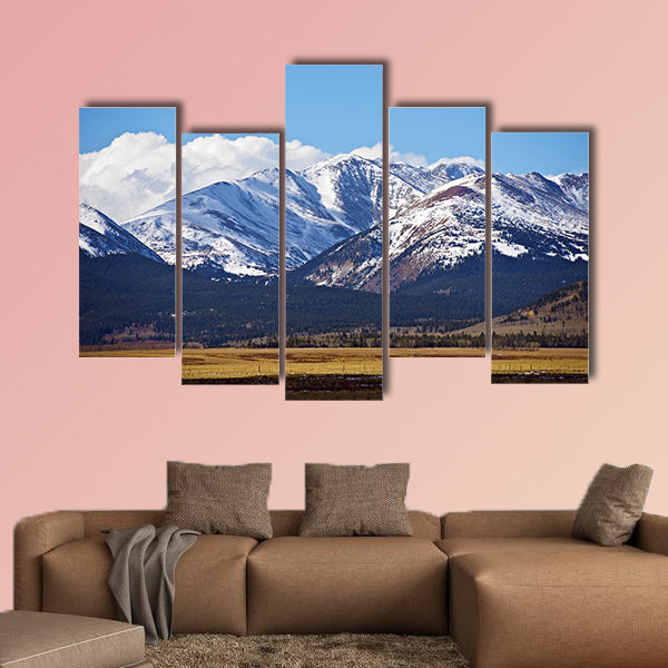 Snowy Colorado Mountains near Fairplay, Colorado canvas wall art