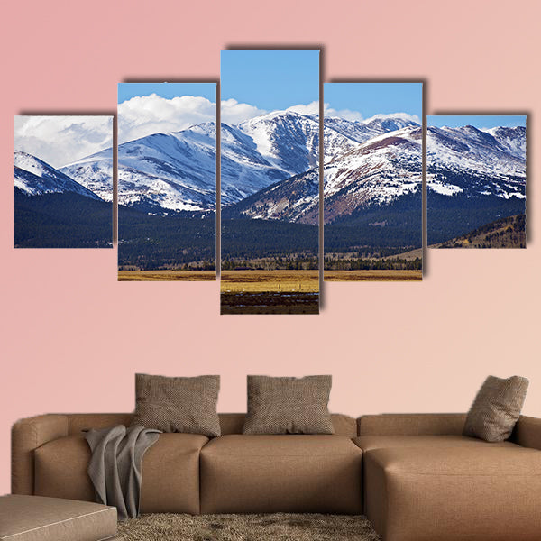 Snowy Colorado Mountains near Fairplay, Colorado canvas wall art