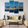 Seoul skyline Multi panel canvas wall art