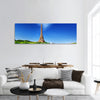 Seine in Paris with Eiffel tower in sunrise time Panoramic Canvas Wall Art