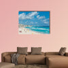 Cancun beach panorama, Mexico multi panel canvas wall art