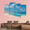 Cancun beach panorama, Mexico multi panel canvas wall art