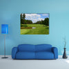 9th hole at Golf course Arboretum in Slovenia multi panel canvas wall art