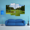 9th hole at Golf course Arboretum in Slovenia multi panel canvas wall art