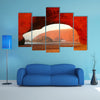 The Red arches on Atlantic Ocean coast, Morocco multi panel canvas wall art