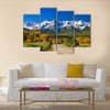 Countryside road, fall season in Colorado Multi panel canvas wall art