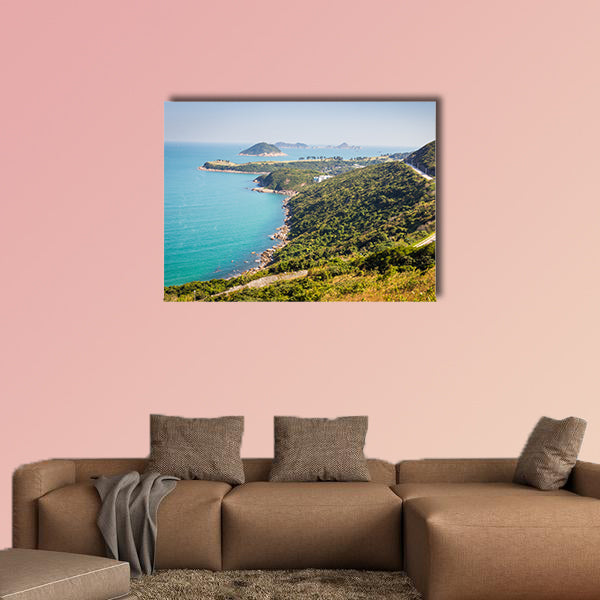Sea side country road in Clearwater Bay Area in Hong Kong wall art