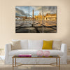 Saint Peter Square and Saint Peter Basilica in the Morning, Vatican City, Rome, Italy Multi panel canvas wall art