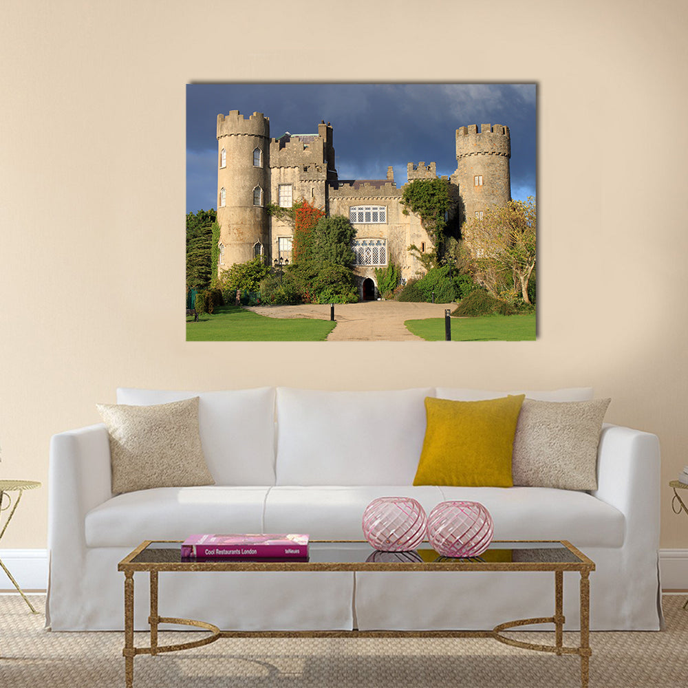 The historic Malahide Castle County Dublin Multi Panel Canvas Wall Art