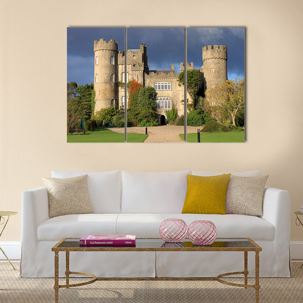 The historic Malahide Castle County Dublin Multi Panel Canvas Wall Art