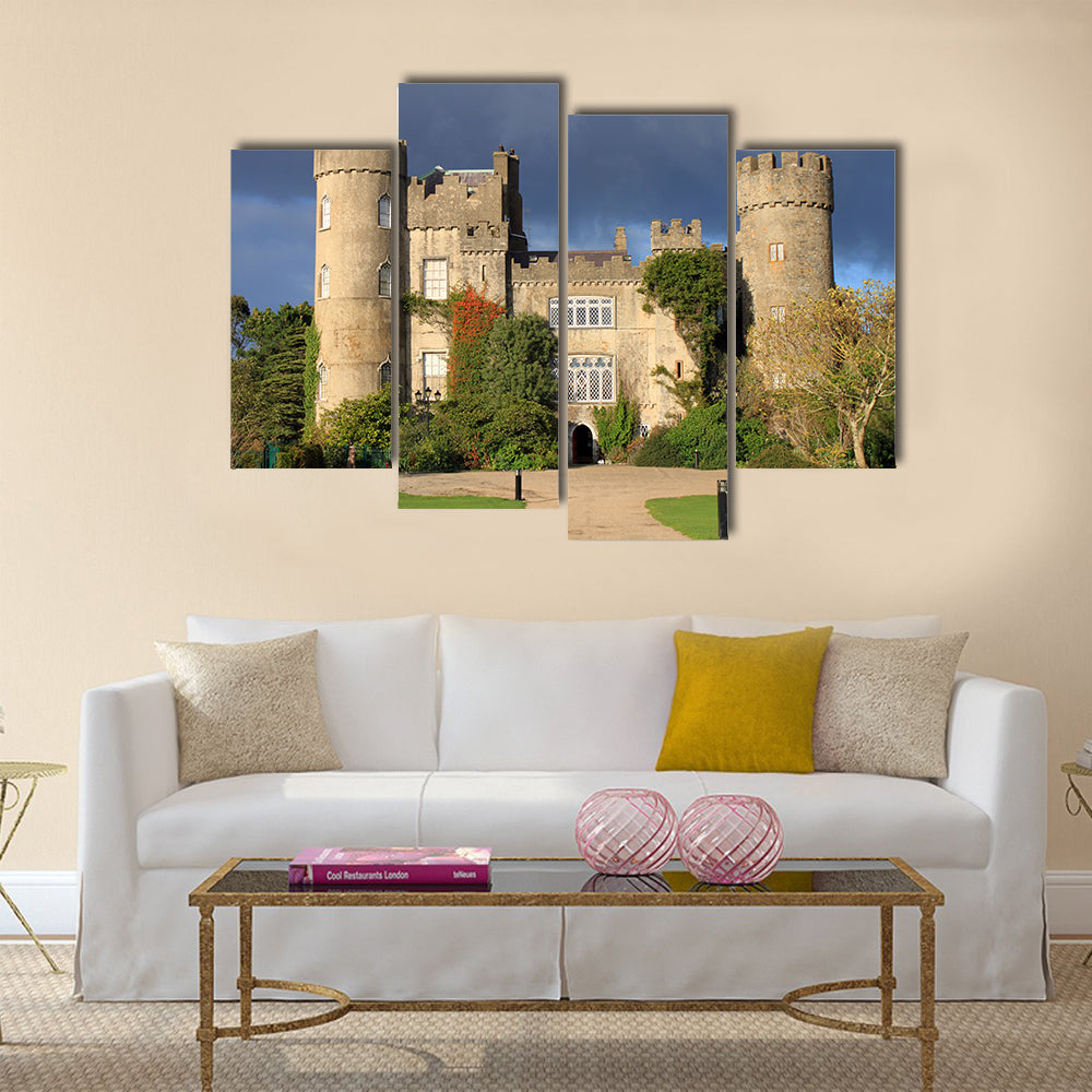 The historic Malahide Castle County Dublin Multi Panel Canvas Wall Art