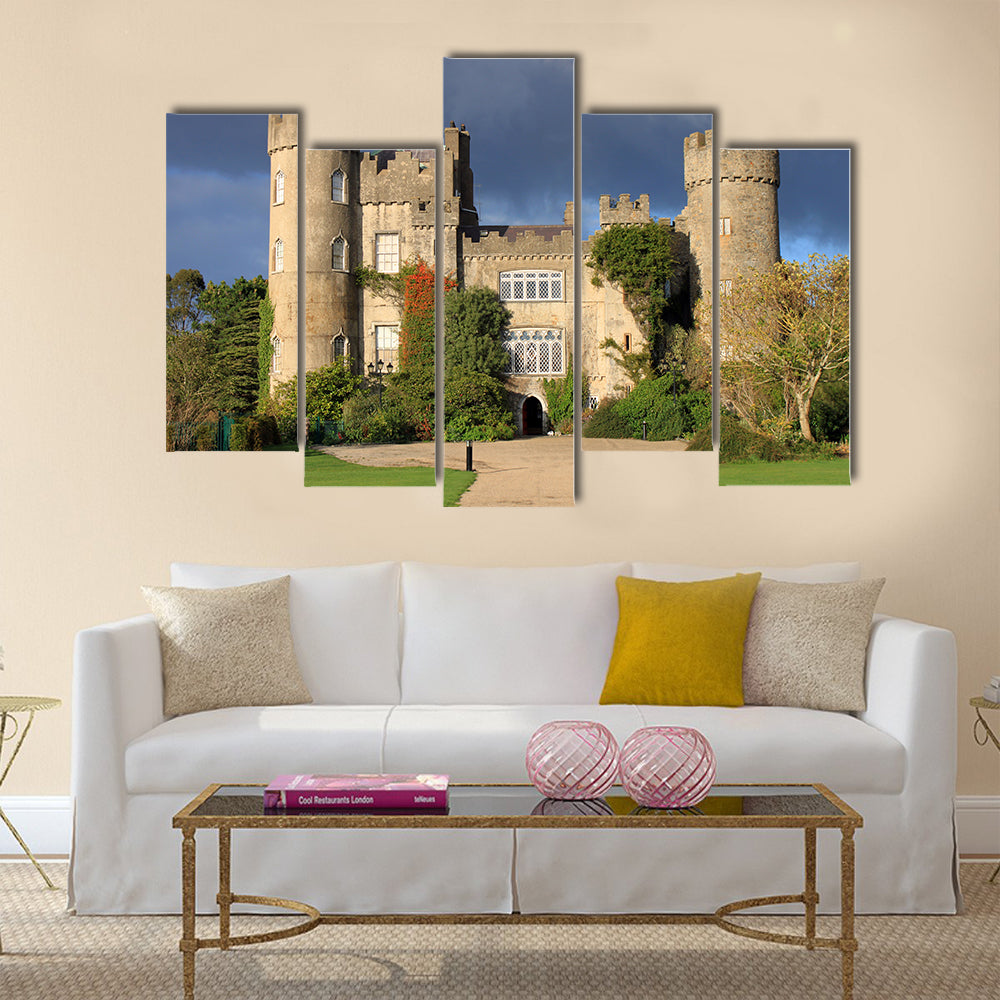 The historic Malahide Castle County Dublin Multi Panel Canvas Wall Art