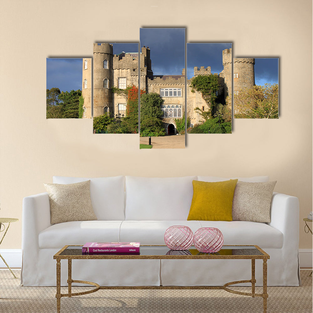 The historic Malahide Castle County Dublin Multi Panel Canvas Wall Art