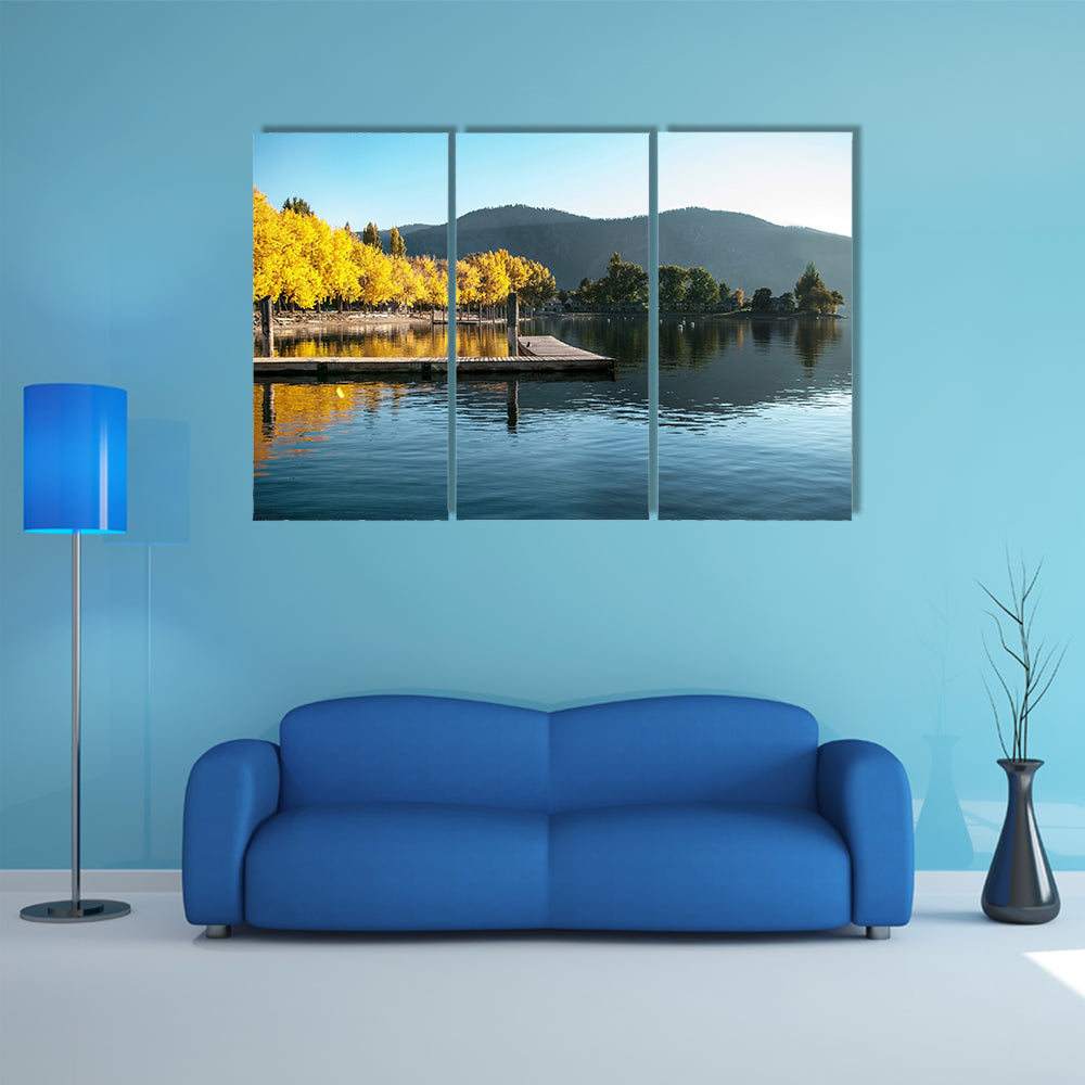 Sunrise at Wapato Resort on Lake Chelan multi panel canvas wall art
