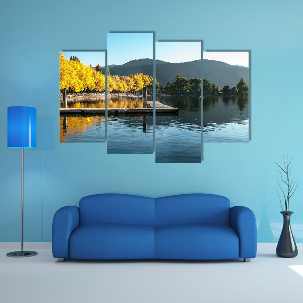 Sunrise at Wapato Resort on Lake Chelan multi panel canvas wall art