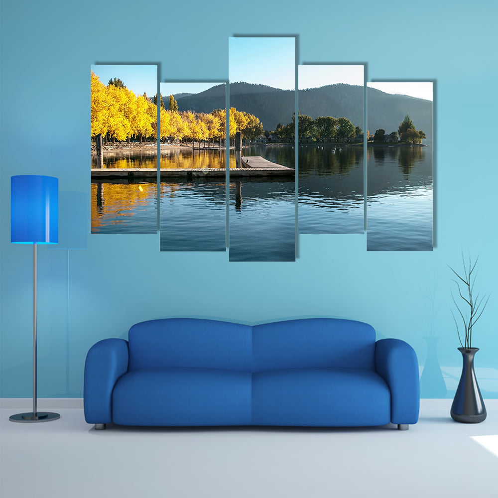 Sunrise at Wapato Resort on Lake Chelan multi panel canvas wall art