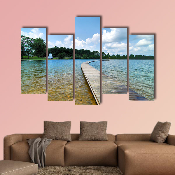 Martin Blue multi panel canvas wall art