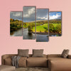 View of a bend in the River Lune at Kirkby Lonsdale, Cumbria wall art