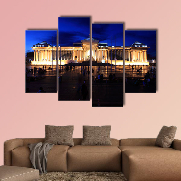 The Ulaanbaatar National Museum Chingghis Khaan multi panel canvas wall art