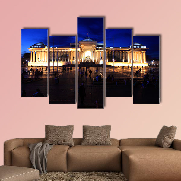 The Ulaanbaatar National Museum Chingghis Khaan multi panel canvas wall art