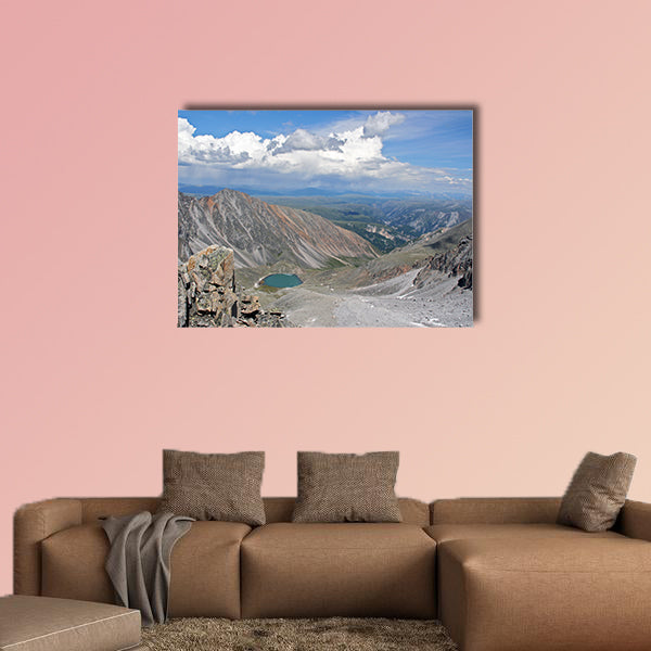 Landscape of Sayan Mountains, near Russia multi panel canvas wall art