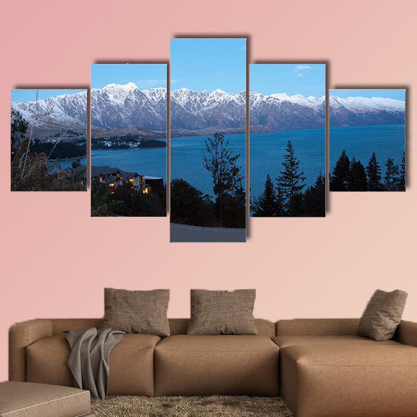 Queenstown Mountains Multi panel canvas wall art