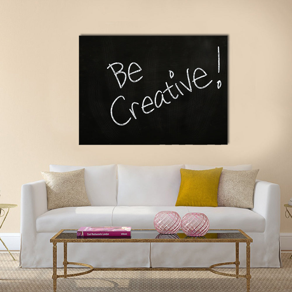 Be Creative Multi Panel Canvas Wall Art