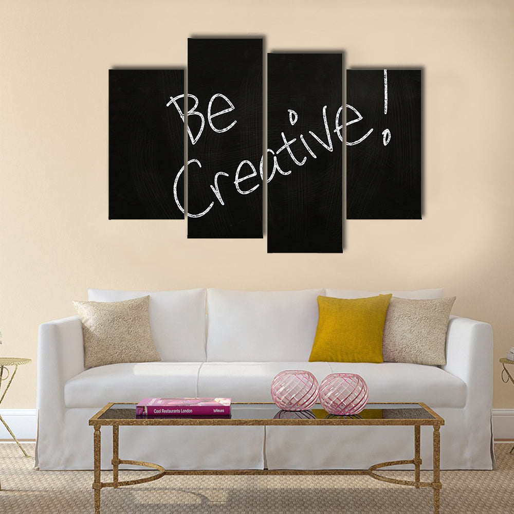 Be Creative Multi Panel Canvas Wall Art