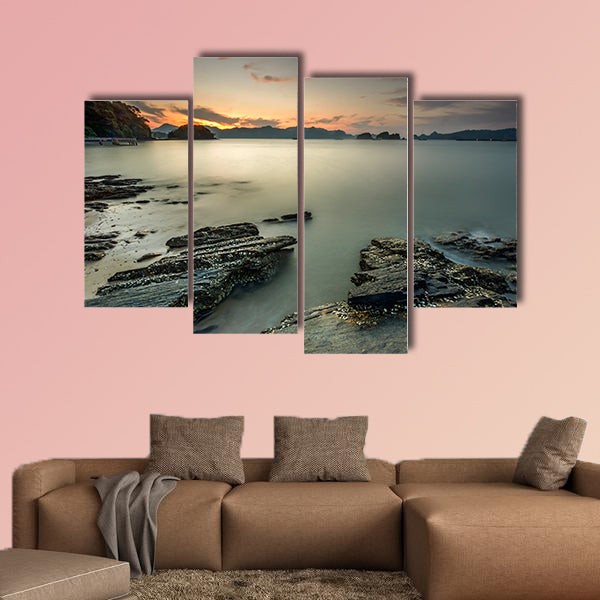Langkawi beach scene at Tanjung Malai with beautiful wall art