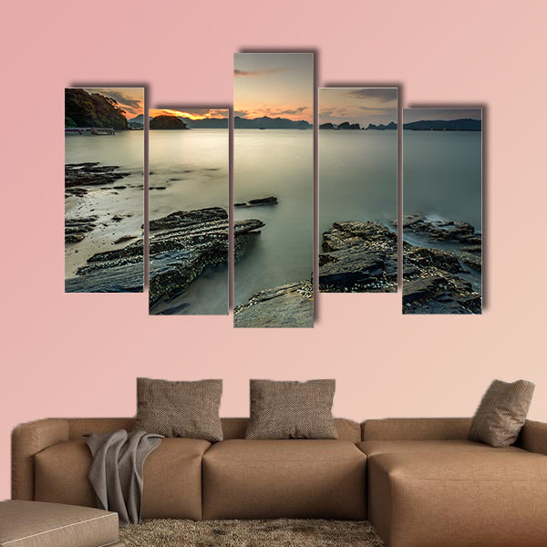 Langkawi beach scene at Tanjung Malai with beautiful wall art