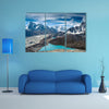 Beautiful snow-capped mountains with lake against the blue sky Himalaya, Nepal multi panel canvas wall art