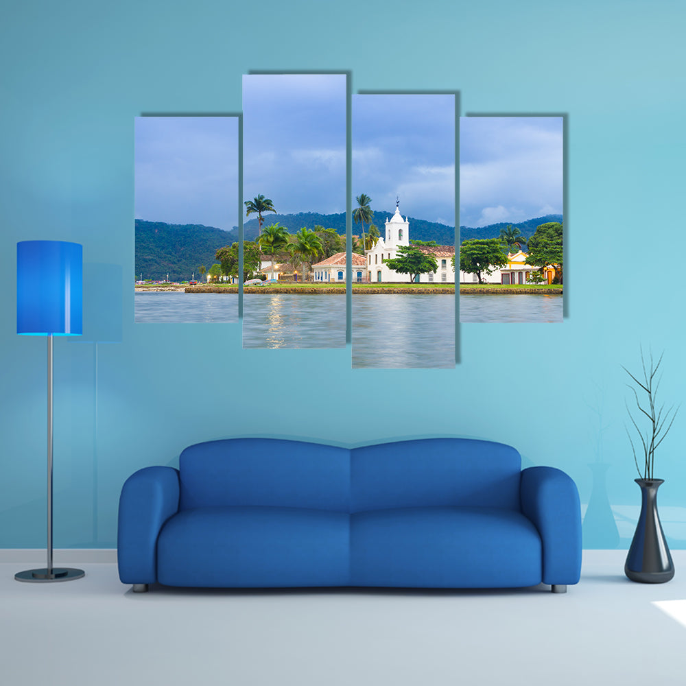 The Costa Verde Green Coast, a lush, green coast Multi Panel Canvas Wall Art