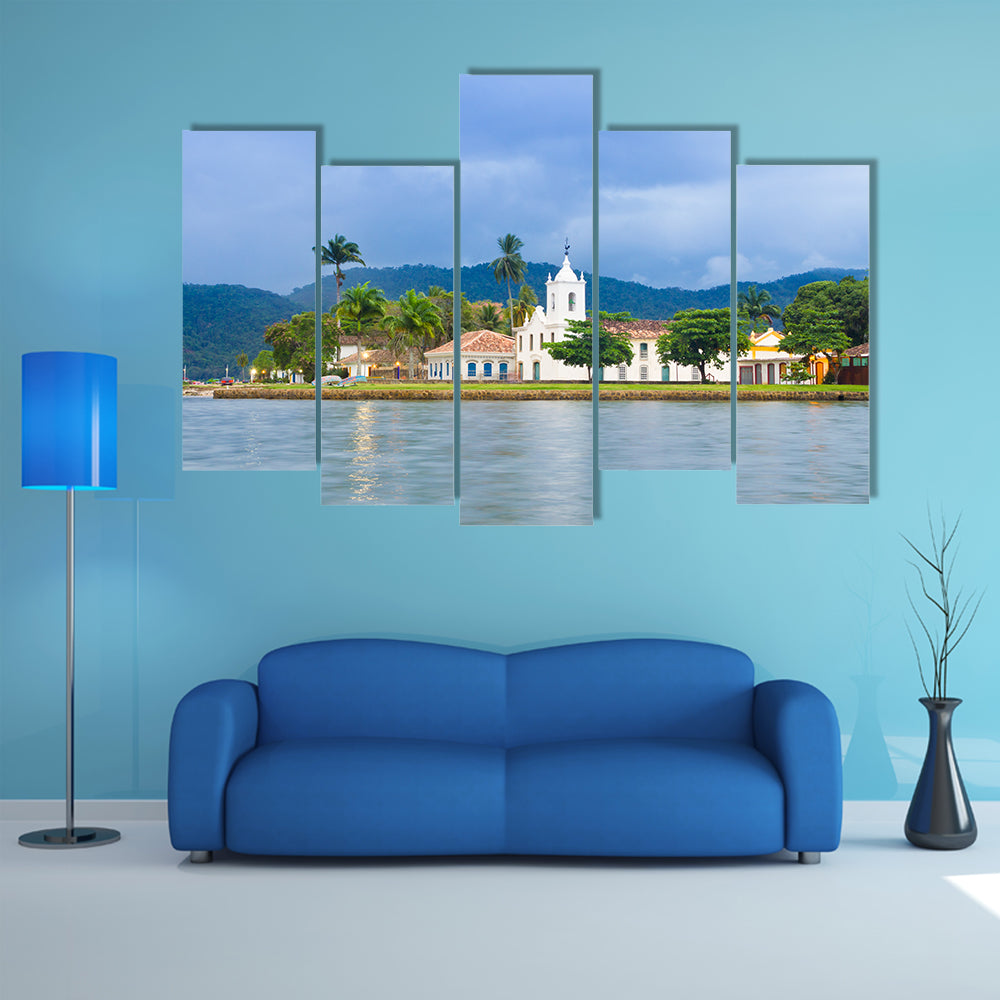 The Costa Verde Green Coast, a lush, green coast Multi Panel Canvas Wall Art
