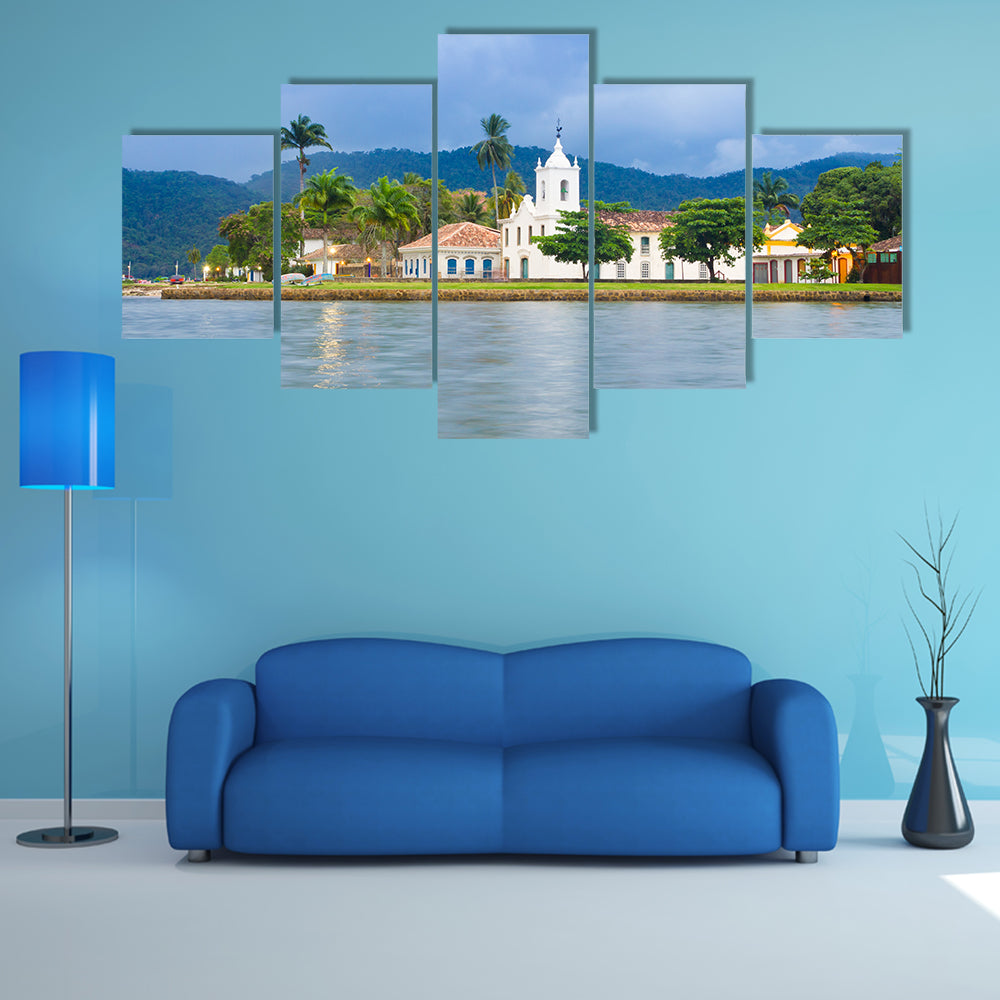 The Costa Verde Green Coast, a lush, green coast Multi Panel Canvas Wall Art