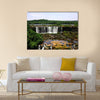 The Iguassu  Falls is one of the largest masses in Paraguay and Argentina Multi panel canvas wall art