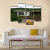 The Iguassu  Falls is one of the largest masses in Paraguay and Argentina Multi panel canvas wall art